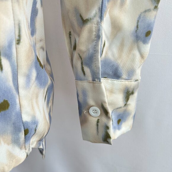 Dazy Soft Watercolor Floral Blouse – Women’s Small S - Picture 3 of 8